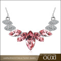 OUXI New Design Big Fashion Chain Austrian Crystal Necklace